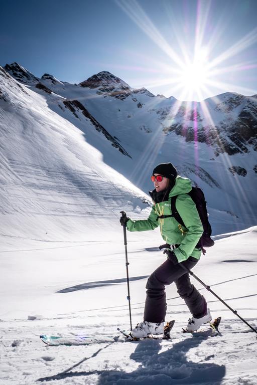 Test veste de ski femme co responsable Eve de chez Lagoped La